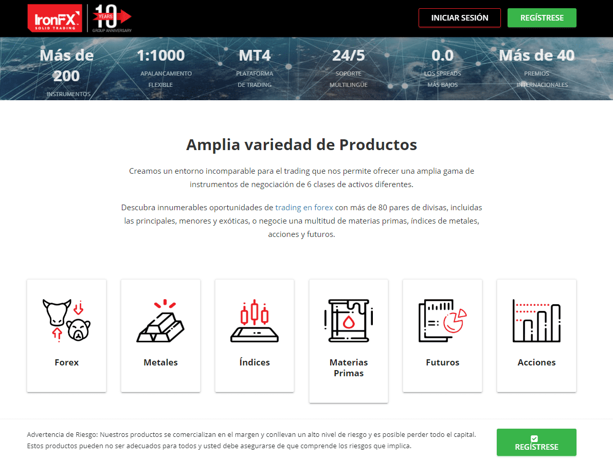Que puedo comerciar - IronFX Que puedo comerciar - IronFX